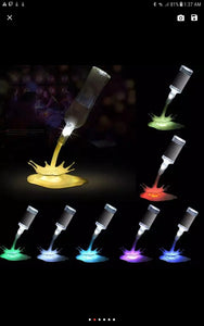 Bottle Spill Lamp