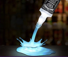 Bottle Spill Lamp