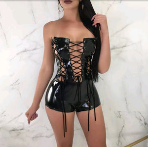 Sexy Lace Up Rompers