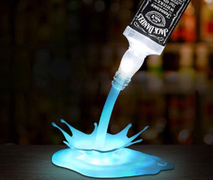 Bottle Spill Lamp