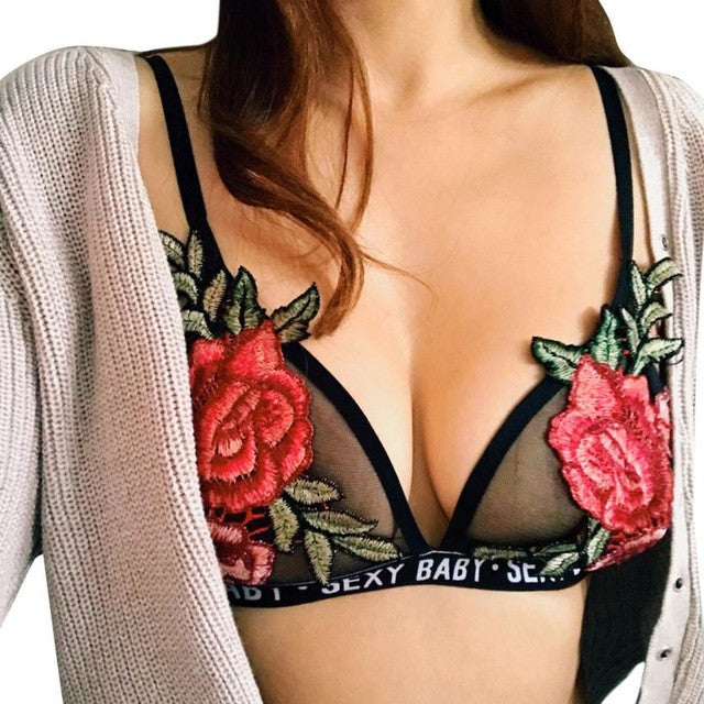 Rose Lace Bra