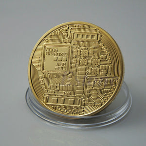 RARE Gold Bitcoin BTC free + shipping