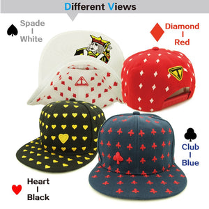 Poker face hat