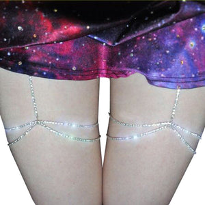 Thigh chain Crystal studded
