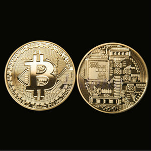 RARE Gold Bitcoin BTC free + shipping