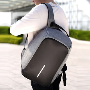 Secure laptop travel backpack