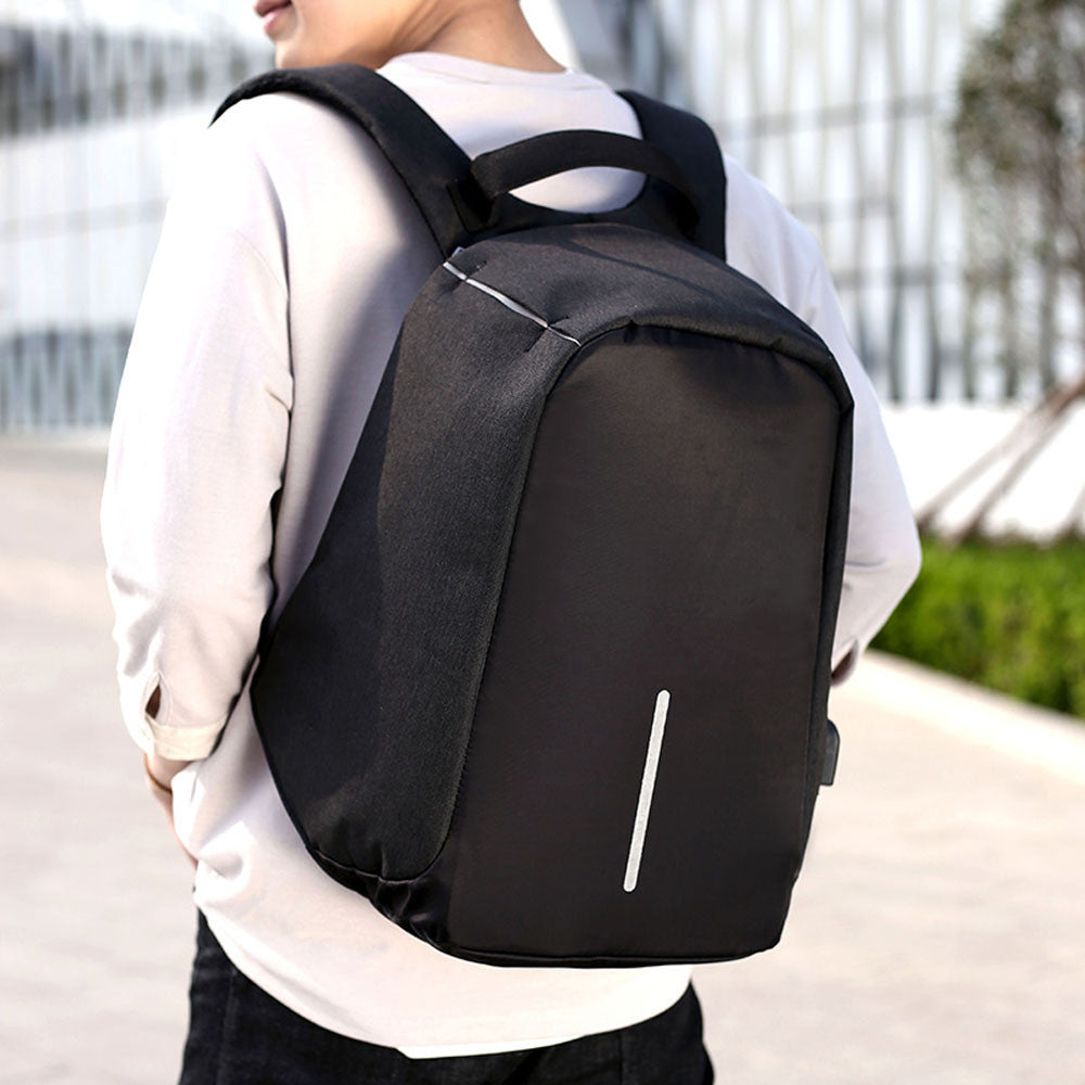 Secure laptop travel backpack