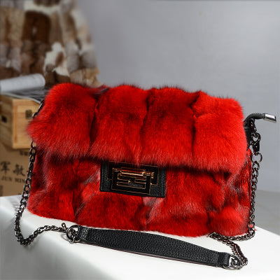 Plush Fur shoulder bag