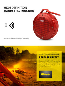 Portable outdoor speaker w/ clip