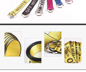 The Off White design belt