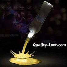 Bottle Spill Lamp